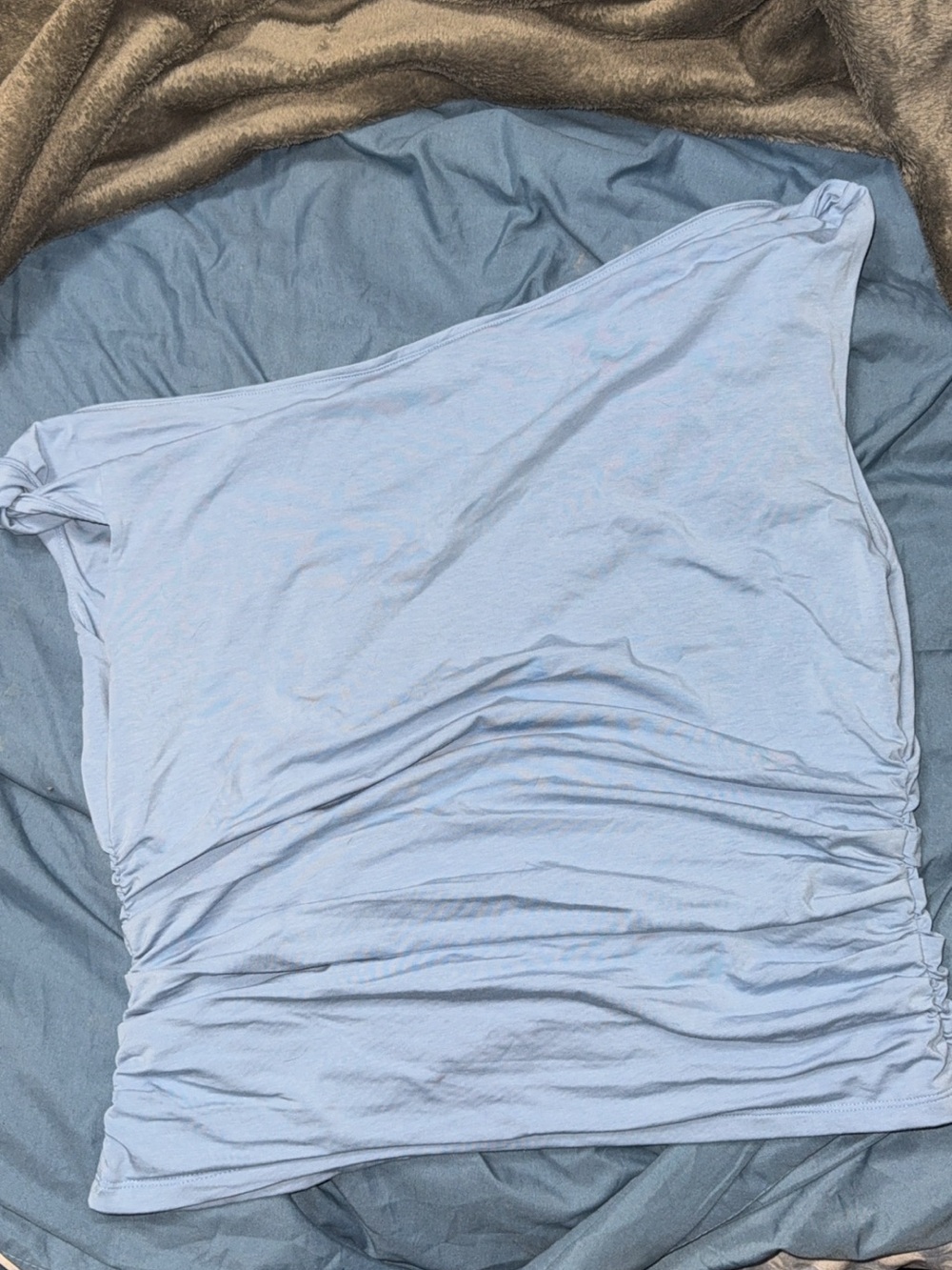 Abercrombie & Fitch Sky Blue Modal-Blend Tee
